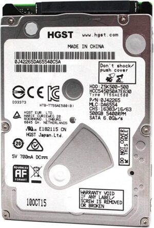 HGST 2,5" 500GB 5400
