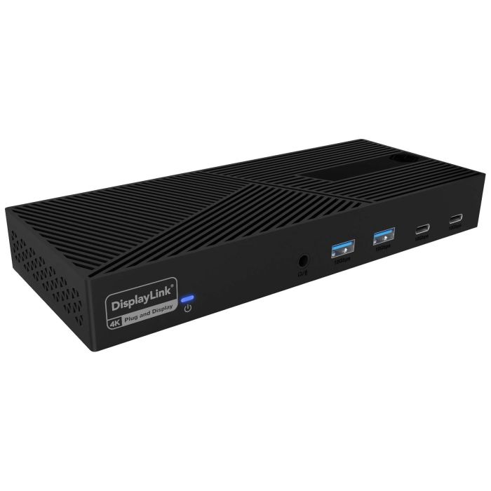 IcyBox IB-DK2246AC 11 v 1 USB-C hibridna priklopna postaja z DisplayLink