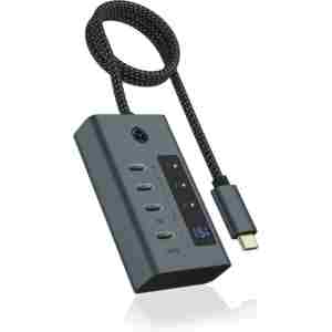 IcyBox IB-HUB1454-C31 4-portno hub z vmesnikom USB 3.2 Gen 2 Type-C