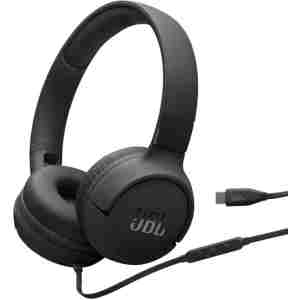 JBL Tune 520 USB-C žične slušalke, črne