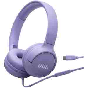 JBL Tune 520 USB-C žične slušalke, vijolične