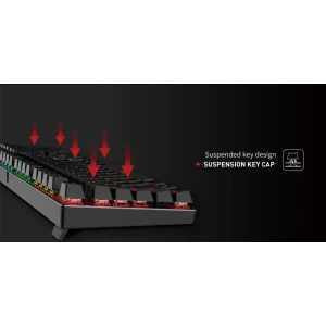 HAVIT Gamenote USB mehanska tipkovnica HV-KB498L - SLO znaki