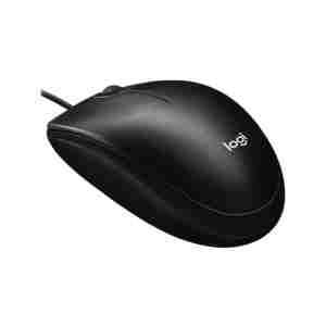 Logitech M100 optična miška, črna