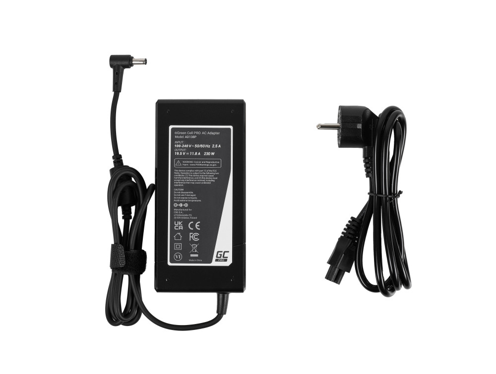 Green Cell PRO 19.5V 11.8A 230W za Asus ROG Strix - slika 5