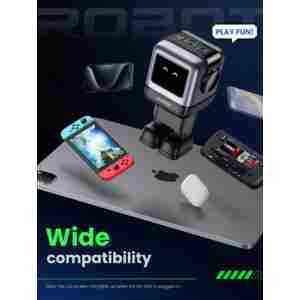 Ugreen Nexode Robot GaN 65W Polnilnik - Siva