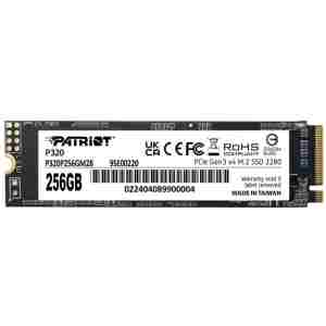Patriot P320 256GB M.2 NVMe SSD PCIe Gen 3 x4