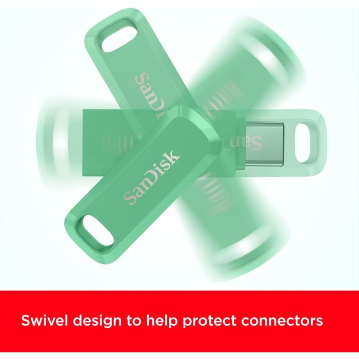 SanDisk USB 64GB Ultra Dual Drive Go USB Type-C 150MB/s zelen - slika 5