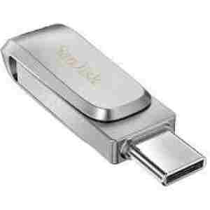 SanDisk Ultra Dual Drive Luxe USB Type-C 1TB 150MB/s USB 3.1 Gen 1, srebrn