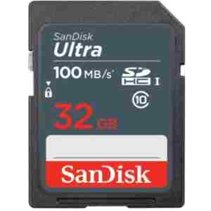 SanDisk Ultra 32GB SDHC C10, U1, Full HD, SD spominska kartica100MB/s