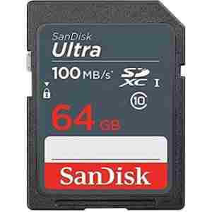 SanDisk Ultra 64GB SDXC spominska kartica 100MB/s