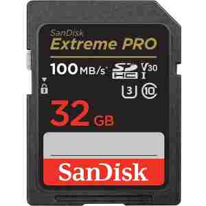 SanDisk Extreme PRO 32GB SDHC+ 2 leti RescuePRO Deluxe do 100MB/s branje, 90MB/s zapisovanje UHS-I,