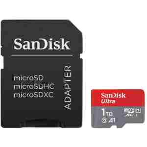 SanDisk Ultra microSDXC 1TB + SD Adapter 150MB/s  A1 Class 10 UHS-I