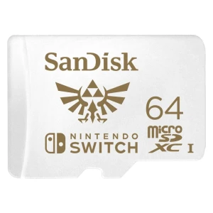 SanDisk microSDXC za Nintendo Switch 64GB, do 100MB/s branje, 60MB/s pisanje, U3, C10, A1, UHS-1