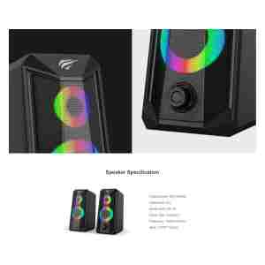 HAVIT Gamenote računalniški zvočniki z LED osvetlitvijo SK202