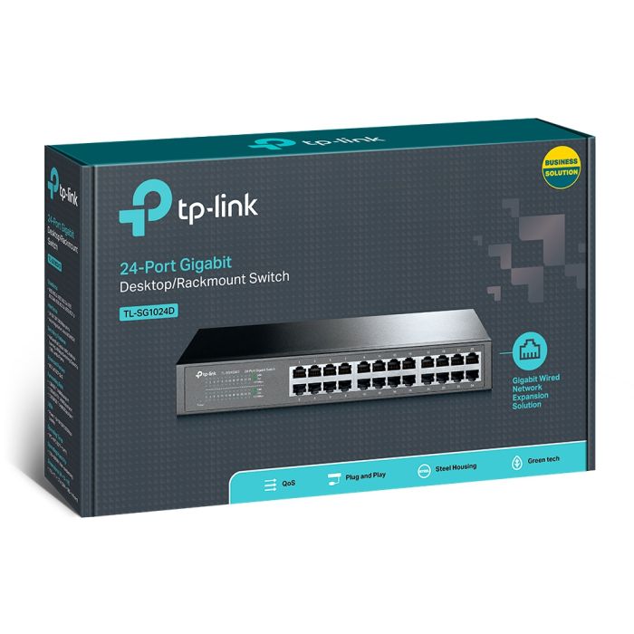 TP-link stikalo 24-port Gigabit 10/100/1000 TL-SG1024D - slika 2