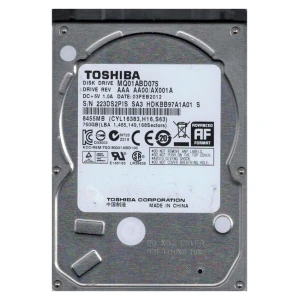 Toshiba 2,5" 750 GB