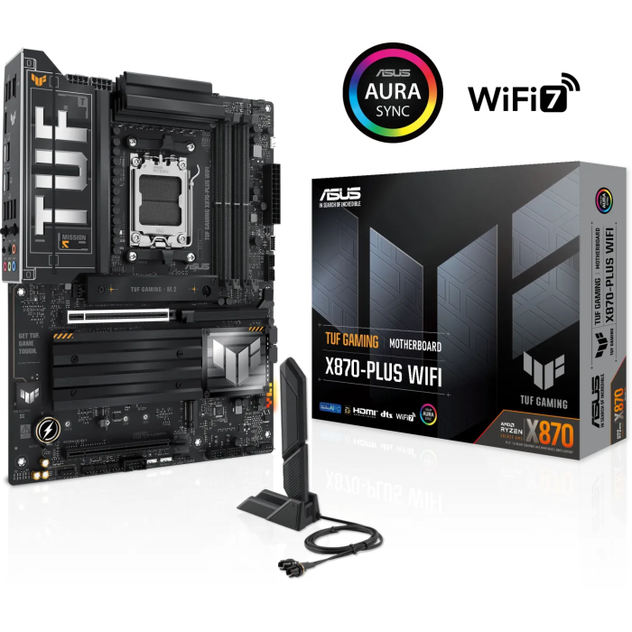 ASUS TUF GAMING X870-PLUS WIFI, DDR5, SATA3, USB3.2Gen2x2, DP, 2.5GbE, WiFi 7, AM5 ATX - slika 4