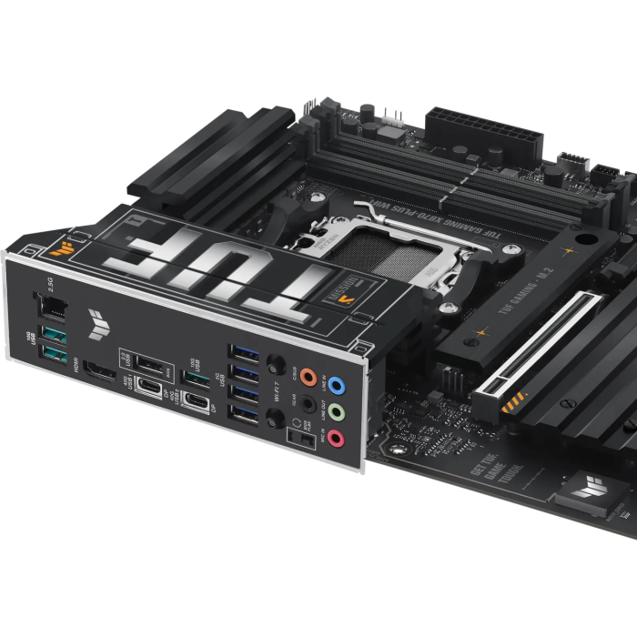 ASUS TUF GAMING X870-PLUS WIFI, DDR5, SATA3, USB3.2Gen2x2, DP, 2.5GbE, WiFi 7, AM5 ATX