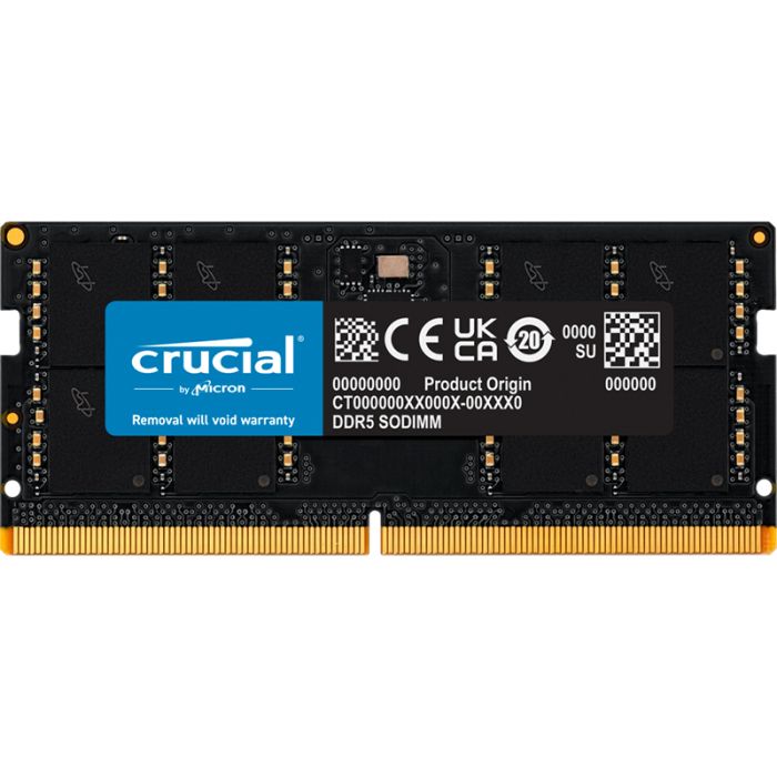 Crucial 8GB DDR5-5600 SODIMM PC5-44800 CL46, 1.1V
