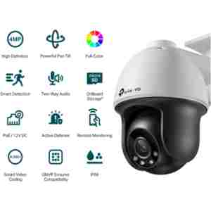 TP-LINK VIGI 4MP zunanja Full-Color Pan Tilt mrežna kamera (do 2560X1440 H.265+ 30fps)