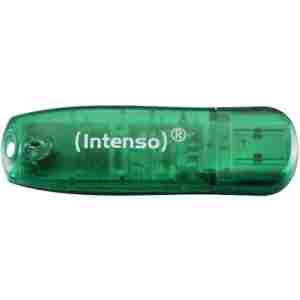 Intenso 8GB Rainbow Line USB 2.0 spominski ključek - Zelen