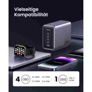 Ugreen Nexode 300W GaN II 5-portni USB polnilec - box