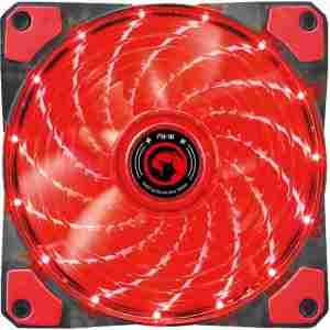 MARVO FN-10RD LED VENTILATOR ZA PC rdeče barve
