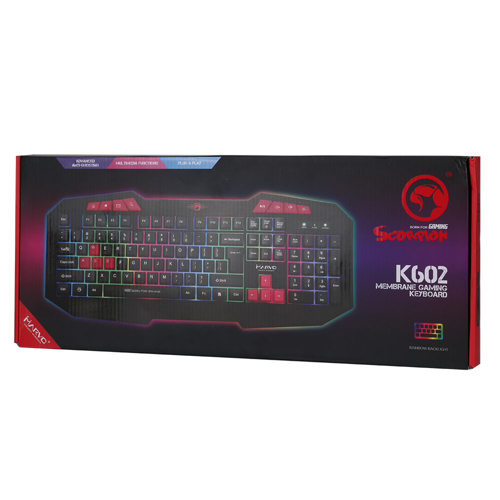 MARVO K602 RGB EN TIPKOVNICA - slika 3