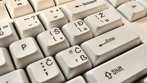 MARVO OFFICE WS005 HR WH brezžični komplet tipkovnice in miške bele barve - SLO/HR LAYOUT - slika 4