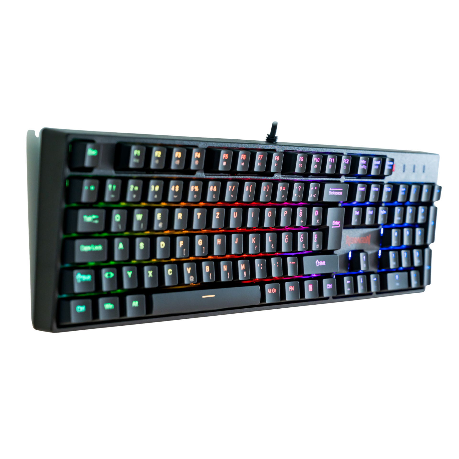 REDRAGON SURARA K582 RGB MEHANSKA TIPKOVNICA SLO/CRO, RDEČA STIKALA - slika 6
