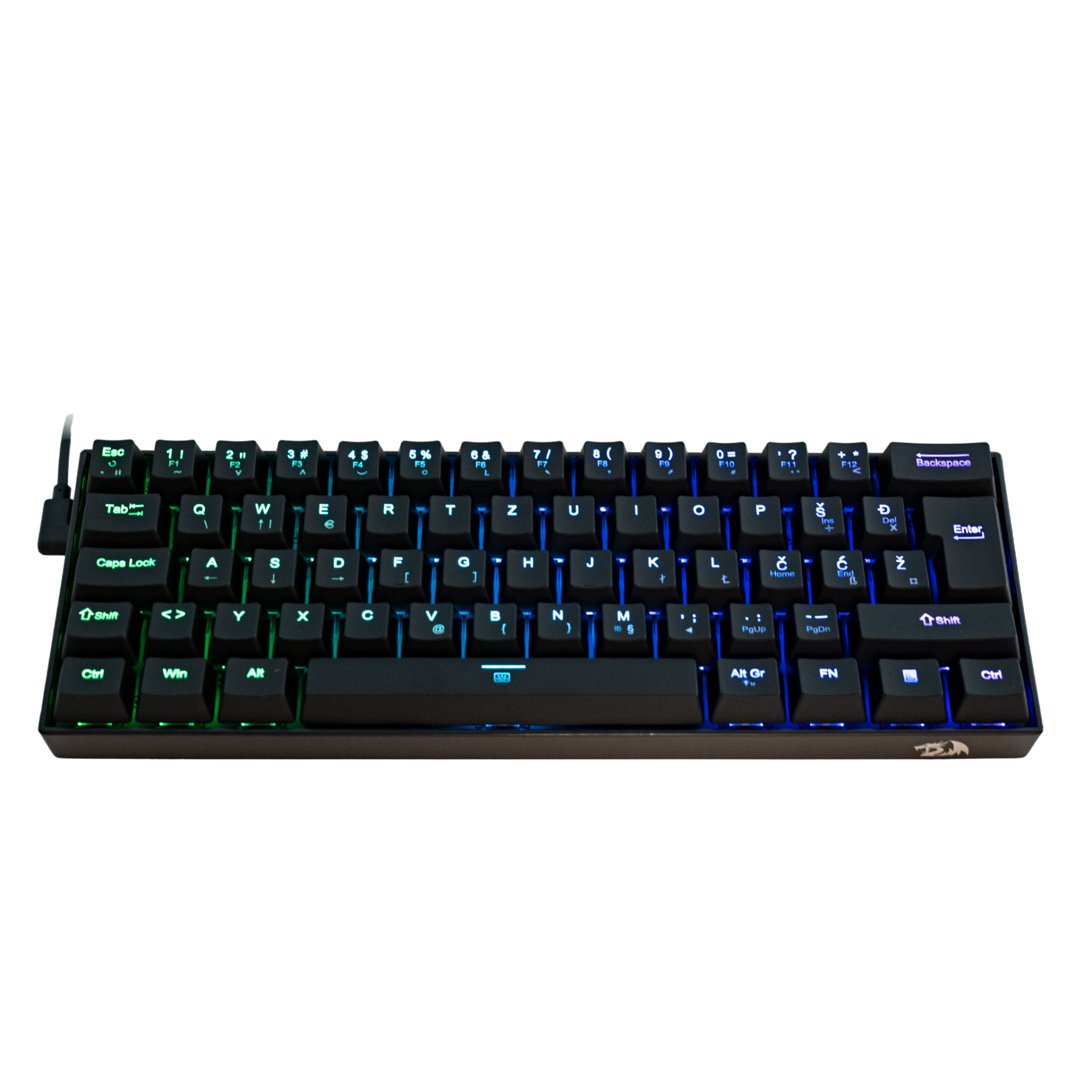 REDRAGON DRAGONBORN K630 RGB MEHANSKA TIPKOVNICA SLO/CRO - slika 6