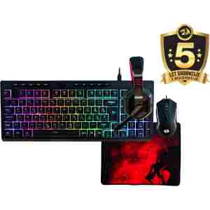REDRAGON COMBO S149-BA SET (4in1) TIPKOVNICA SLO/CRO, MIŠKA, SLUŠALKE IN PODLOGA