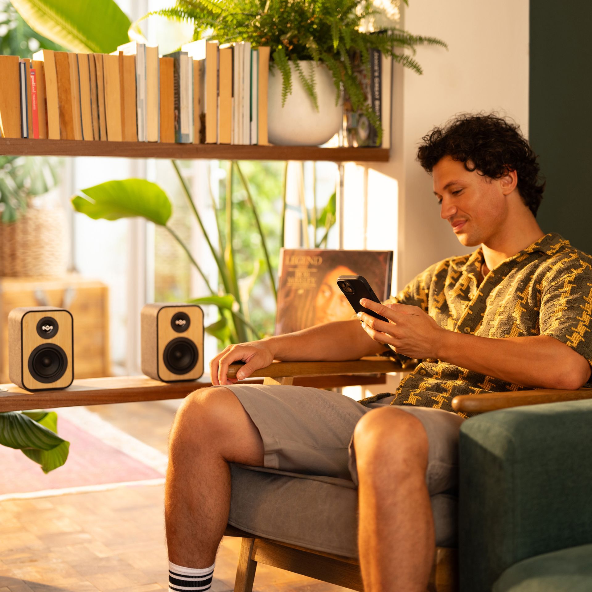 HOUSE OF MARLEY UPLIFT BT BOOKSHELF SPEAKERS SIGNATURE BLACK - slika 4