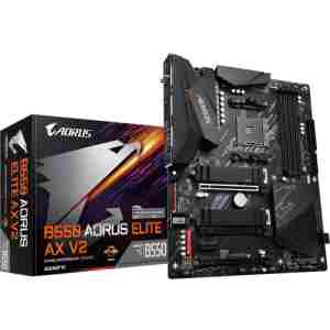 GIGABYTE B550 AORUS ELITE AX V2, DDR4, SATA3, USB3.2Gen2, DP, 2.5GbE, WIFI, AM4 ATX