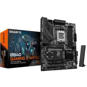 GIGABYTE B840 GAMING X WIFI6E, DDR5, SATA3, USB3.2Gen2, DP, 2.5GbE, Wi-Fi 6E, AM5 ATX
