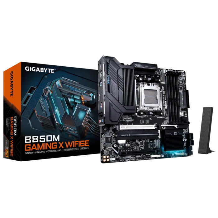 GIGABYTE B850M GAMING X WIFI6E, DDR5, SATA3, USB3.2Gen2, DP, 2.5GbE, WiFi 6E, AM5 mATX - slika 3