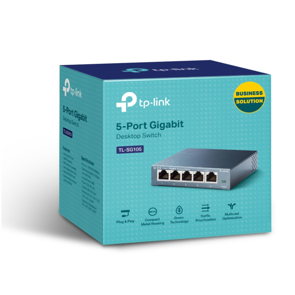 STIKALO 5-PORT TP-Link 100/1000 (TL-SG105 V3) - slika 3