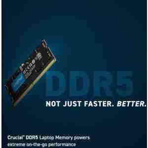 Crucial 32GB DDR5-5600 SODIMM CL46, 1.1V