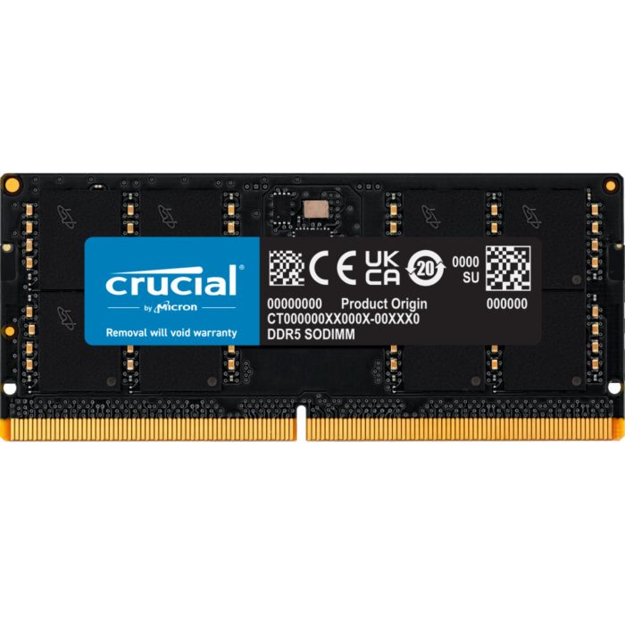Crucial 32GB DDR5-5600 SODIMM CL46, 1.1V - slika 2