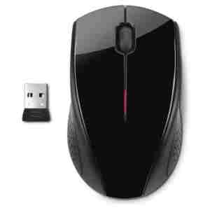 Miš HP X3000 brezžična Wireless za notesnike 1200DPI 10m - črna (YH2C22AA) PP