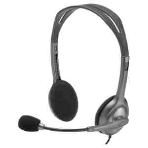 Slušalke Logitech 3.5 H111 stereo z mikrofonom (981-000593)