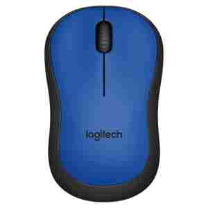 Miš brezžična za notesnike Logitech M220 silent modra (910-004879)