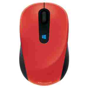 Miš brezžična Microsoft Mobile Sculpt M 1000DPI rdeča (43U-00026)