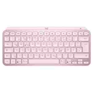 Tipkovnica brezžična Logitech MX mini US international | SLO gravura roza LED osvetlitev (920-010500)