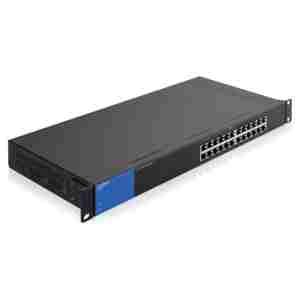 STIKALO 24-PORT Linksys 100/1000 PoE Rack (LGS124P-EU)
