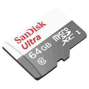 Spominska kartica SDXC-Micro 64GB Sandisk 100MB/s/UHS-I +adapter (SDSQUNR-064G-GN3MA)