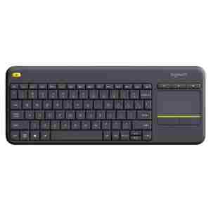 Tipkovnica brezžična Logitech K400 Plus | Slovenski nabor znakov črna + Touchpad (920-008385)