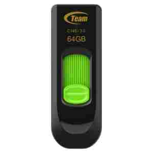 Spominski ključek 64GB USB 3.1 Teamgroup C145 - plastičen/drsni/črn (TC145364GG01)