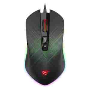 Miš USB HAVIT Gamenote MS1019 optična gaming RGB 4800DPI - črna
