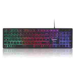 Gaming Tipkovnica Gembird KB-UML-01 US | SLO gravura - črna RGB (KB-UML-01)